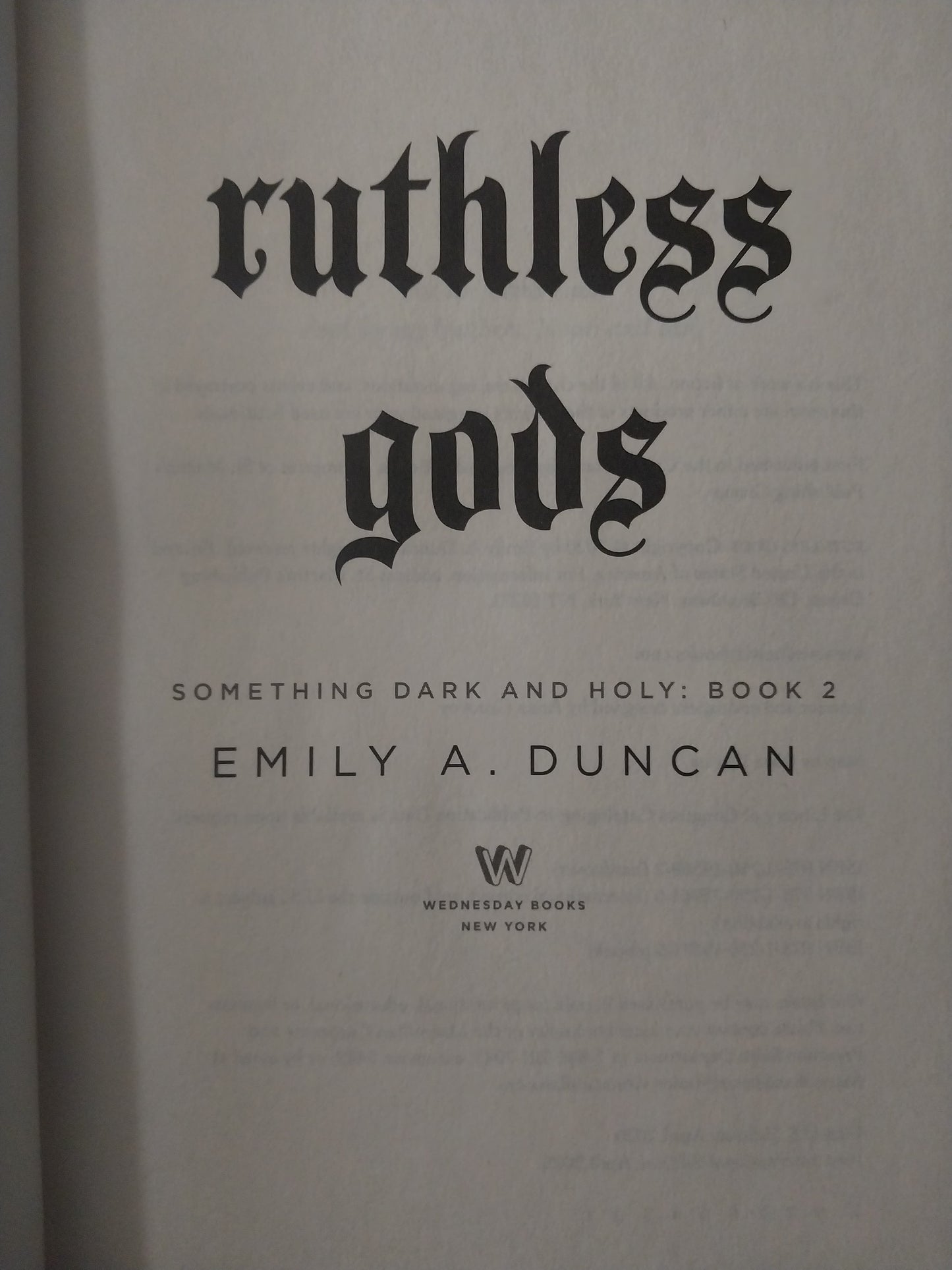 Ruthless Gods and Wicked Gods