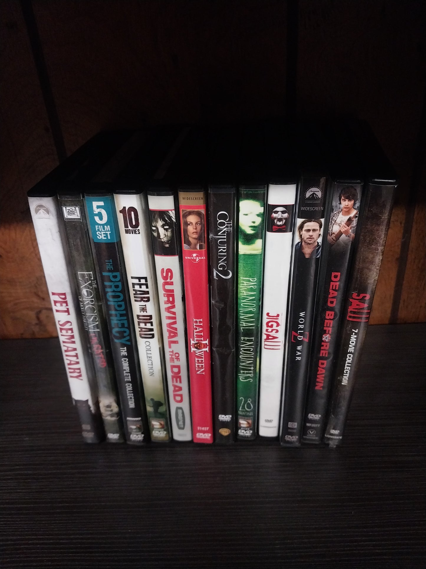 Lot of 12 Random Horror DVDs (5)