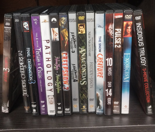 Lot of 15 Horror DVDs