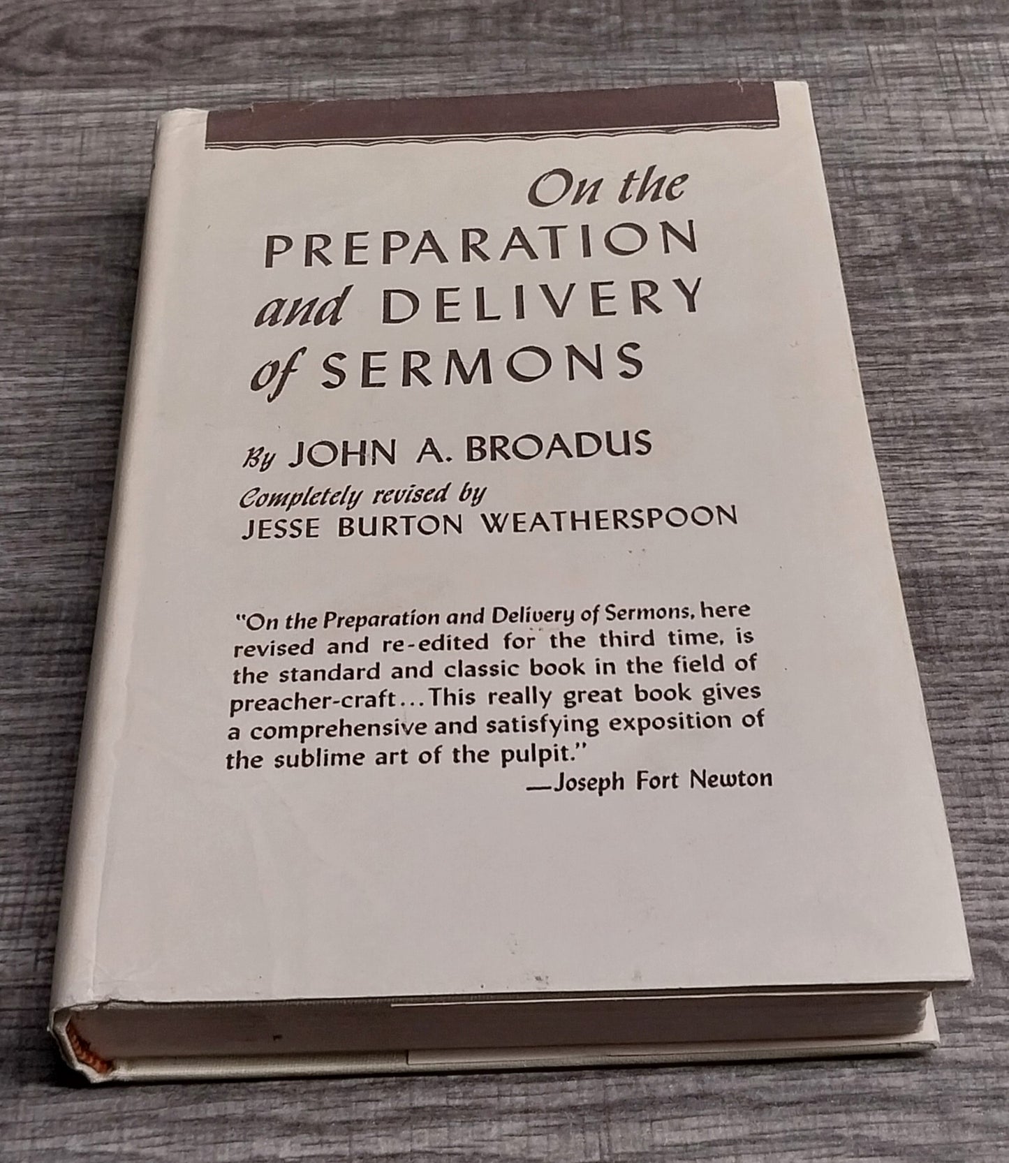 On the Preparation and Delivery of Sermons