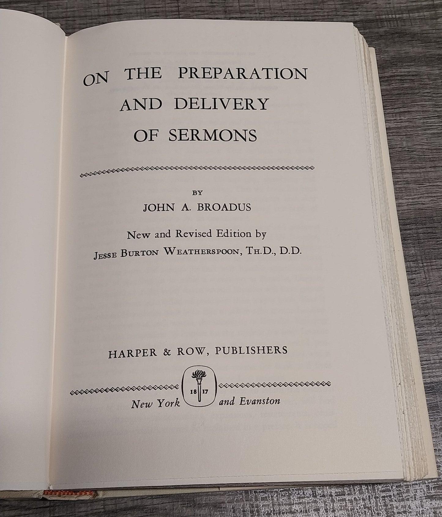 On the Preparation and Delivery of Sermons