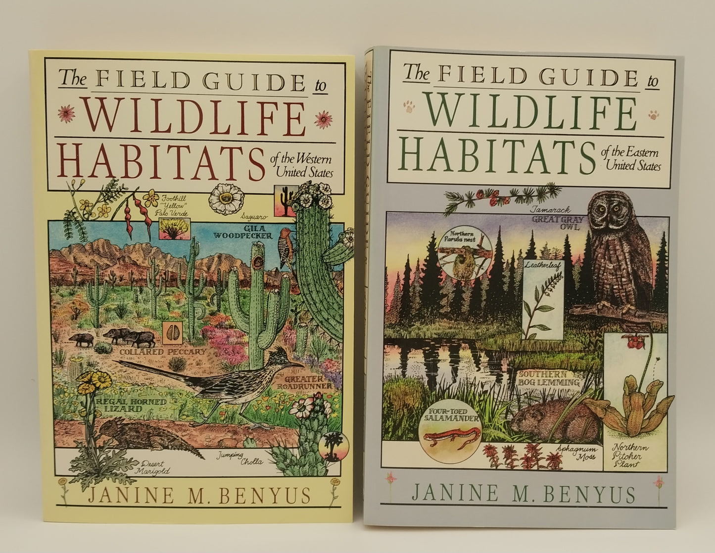 Field Guides to Wildlife Habitats of the Western and Eastern United States (Lot of 2)