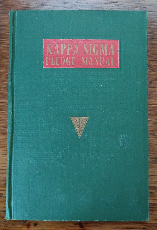 Kappa Sigma Pledge Manual