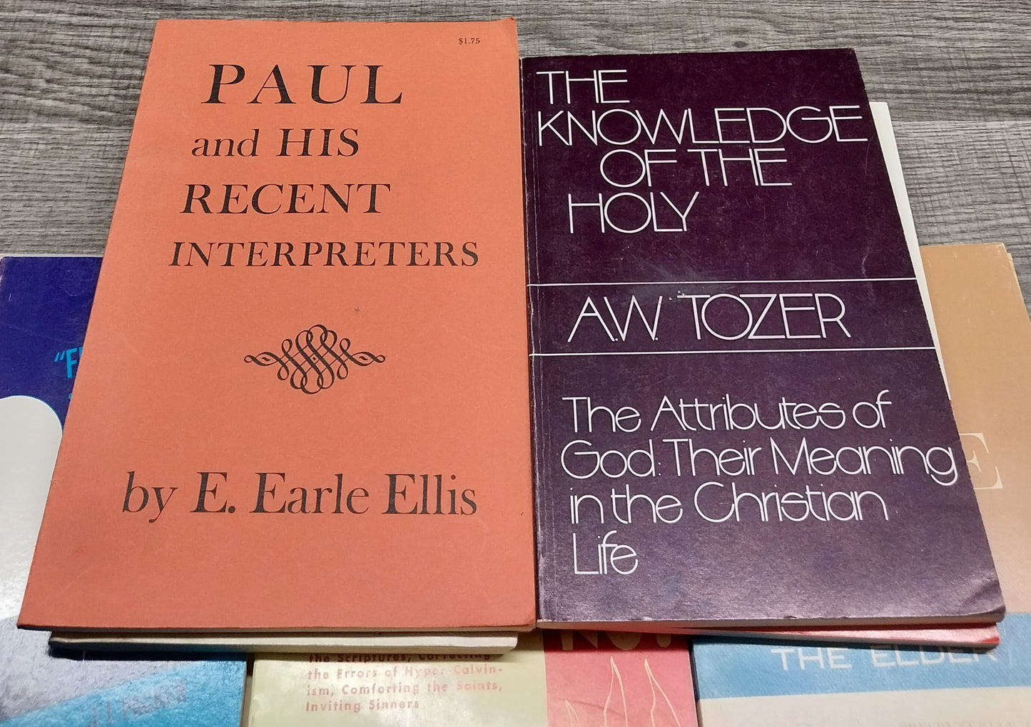 Bundle of 10 Vintage Christian Topic Books