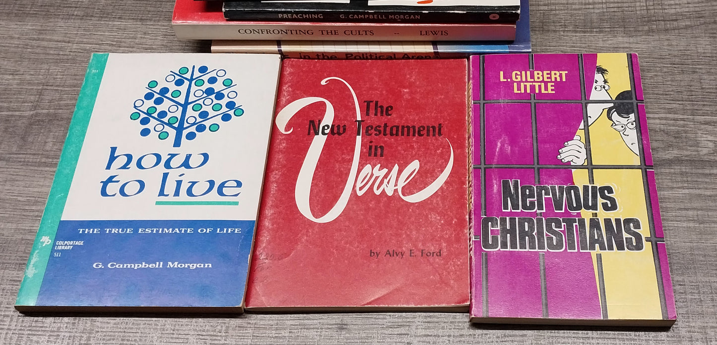 Bundle of 10 Vintage Christian Books