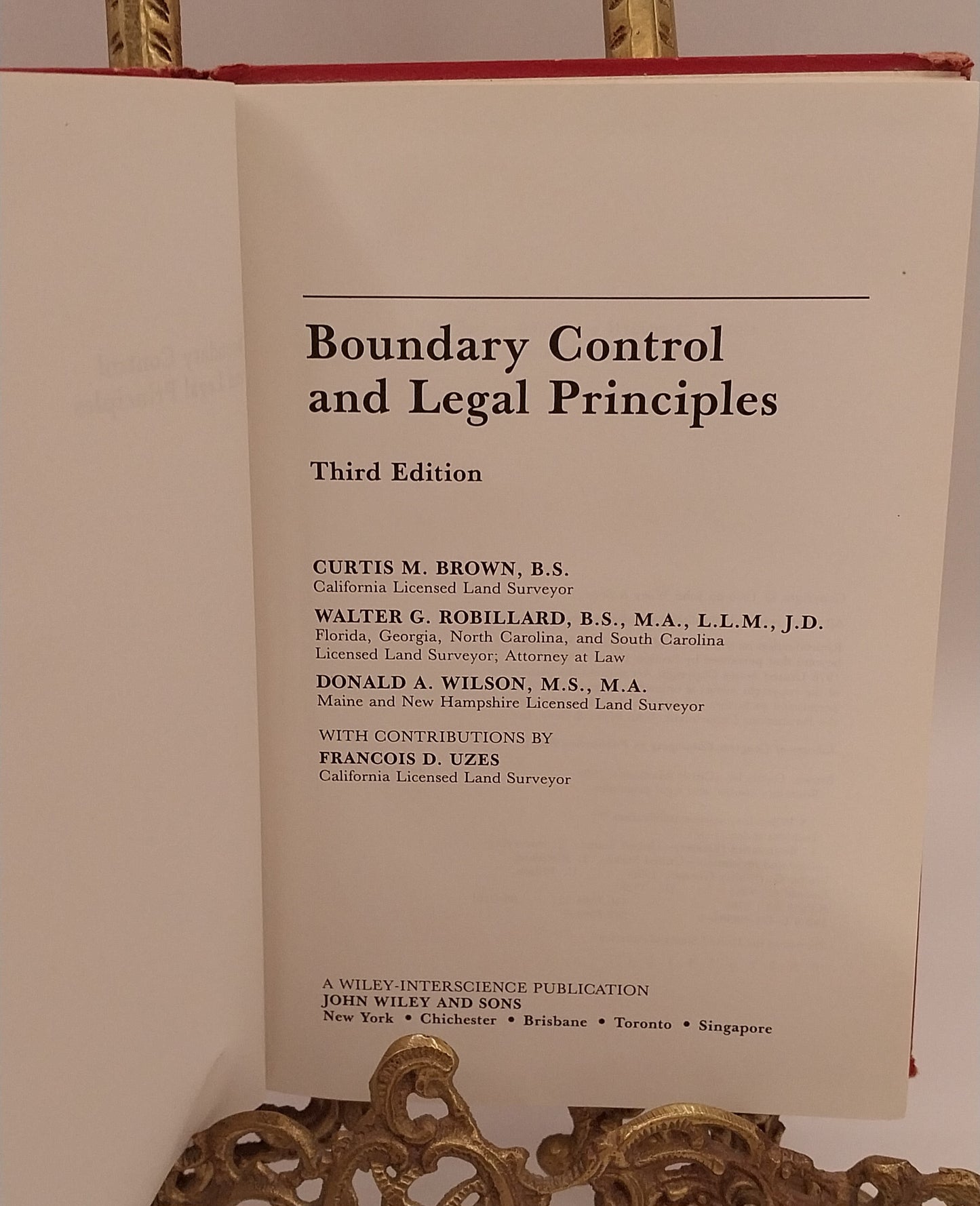 Boundary Control and Legal Principles