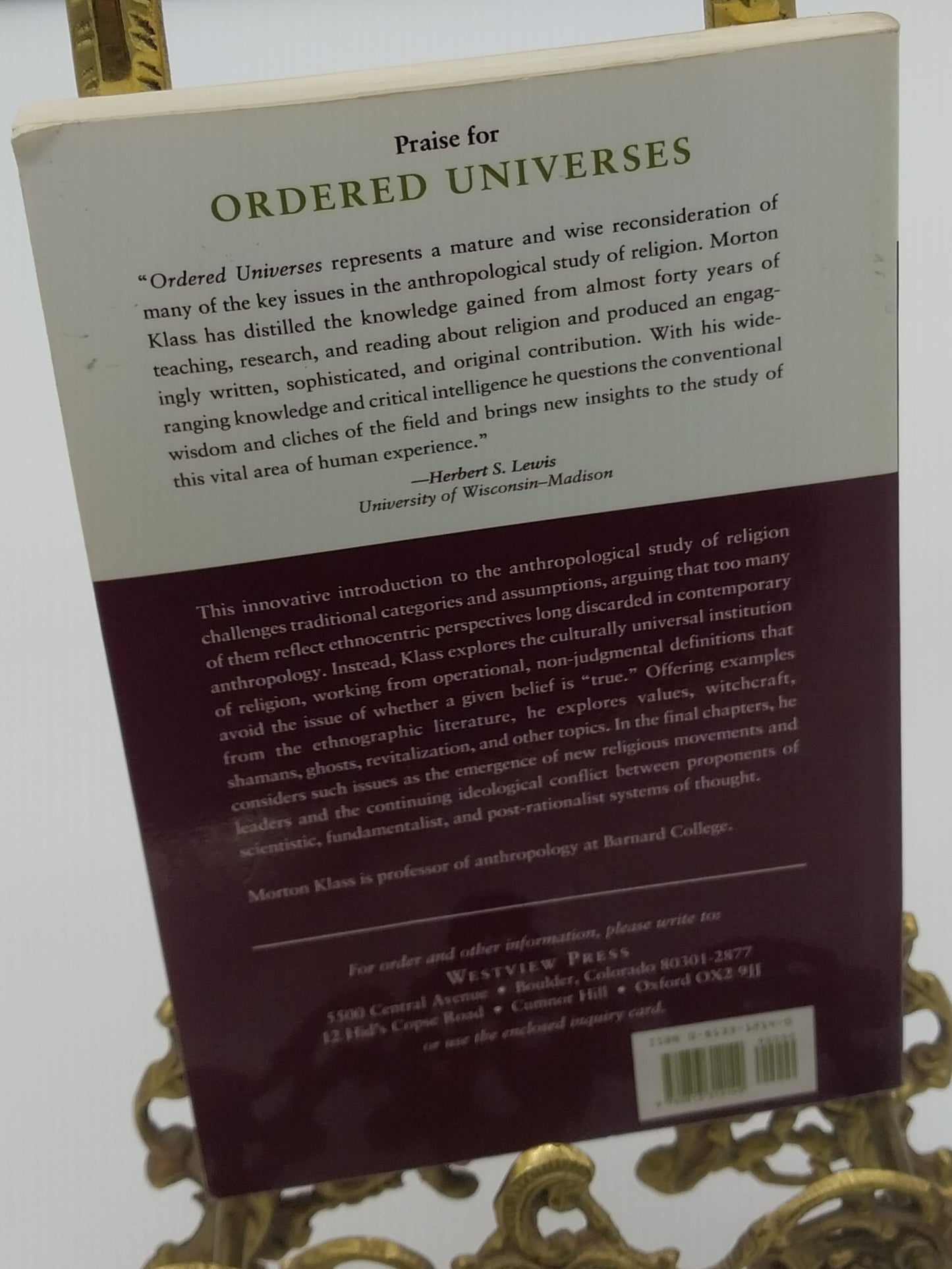 Ordered Universe