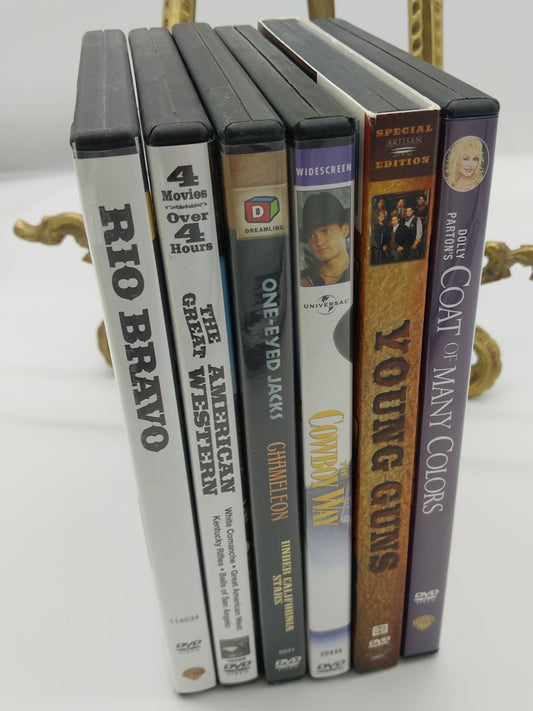 Various Western Movie DVD Lot of 6