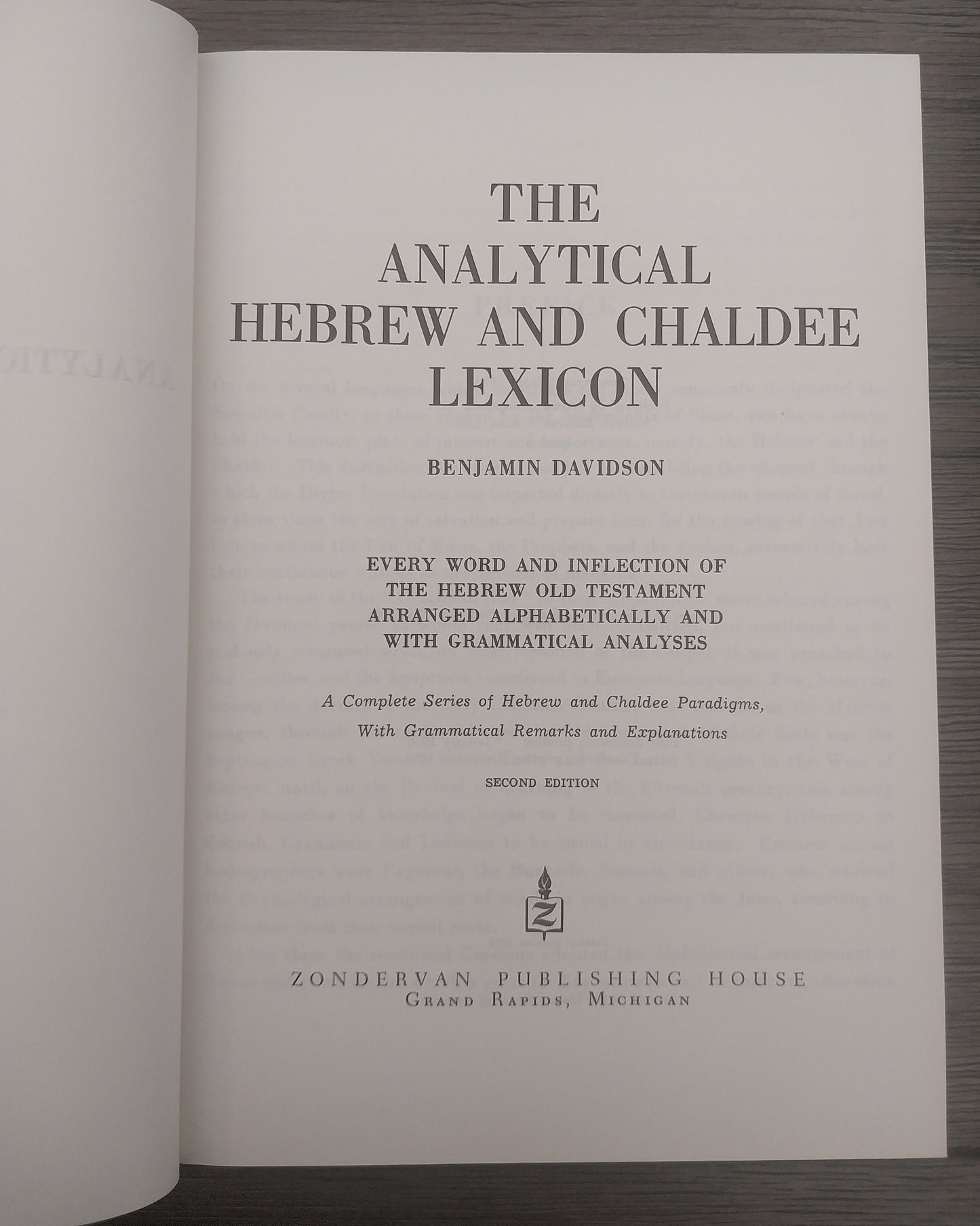 Analytical Hebrew and Chaldee Lexicon