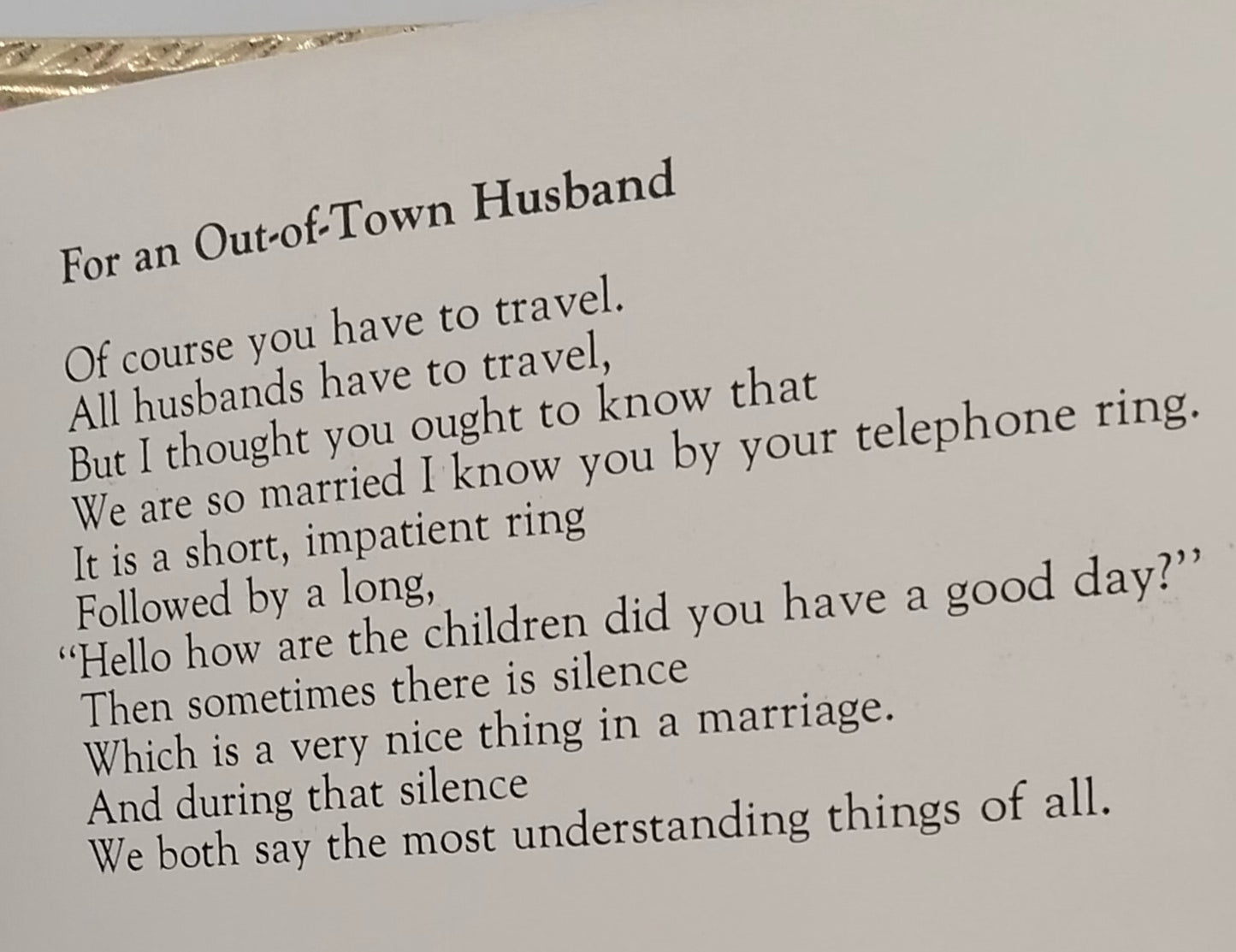 Love Poems For The Very Married