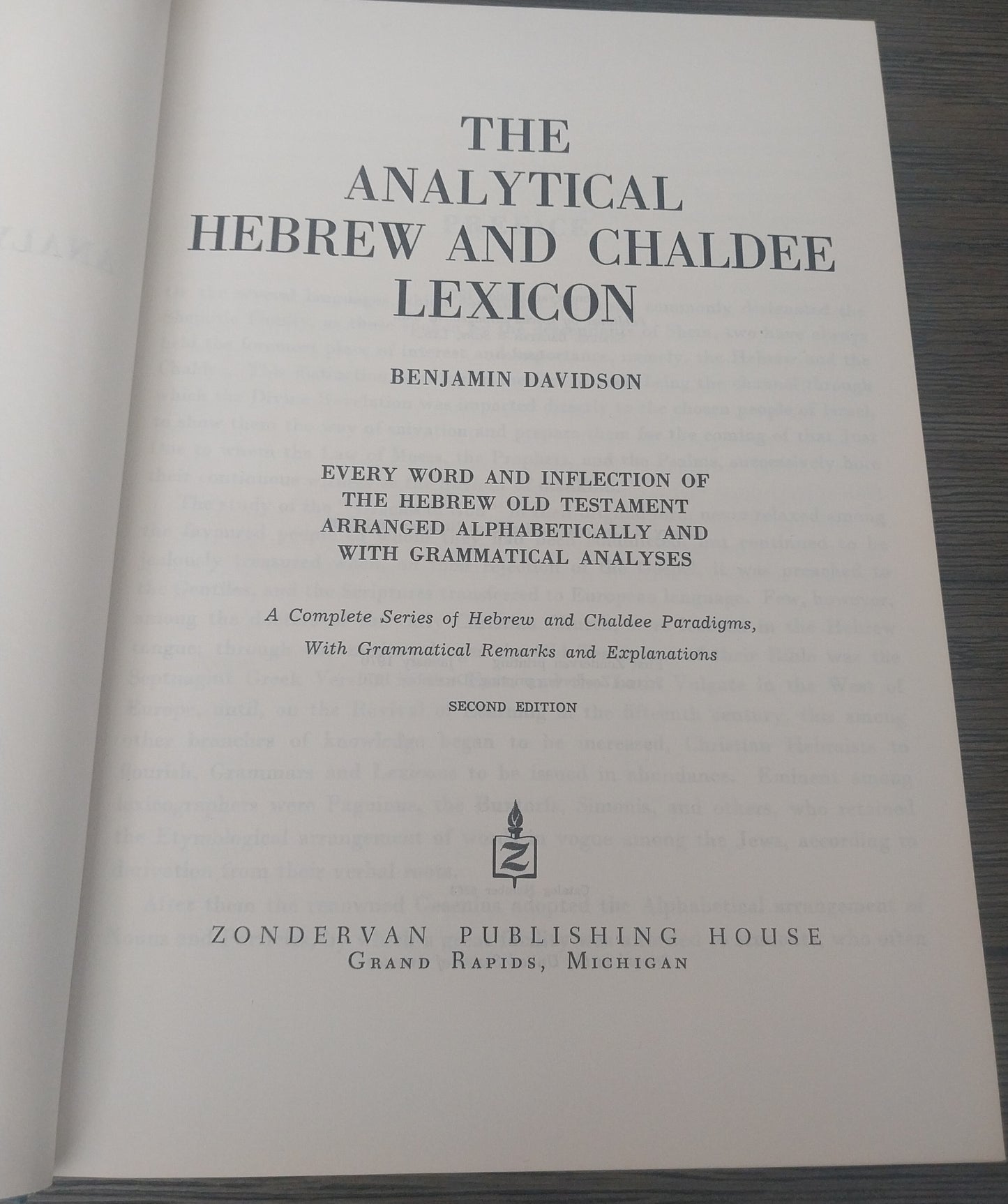 Analytical Hebrew and Chaldee Lexicon