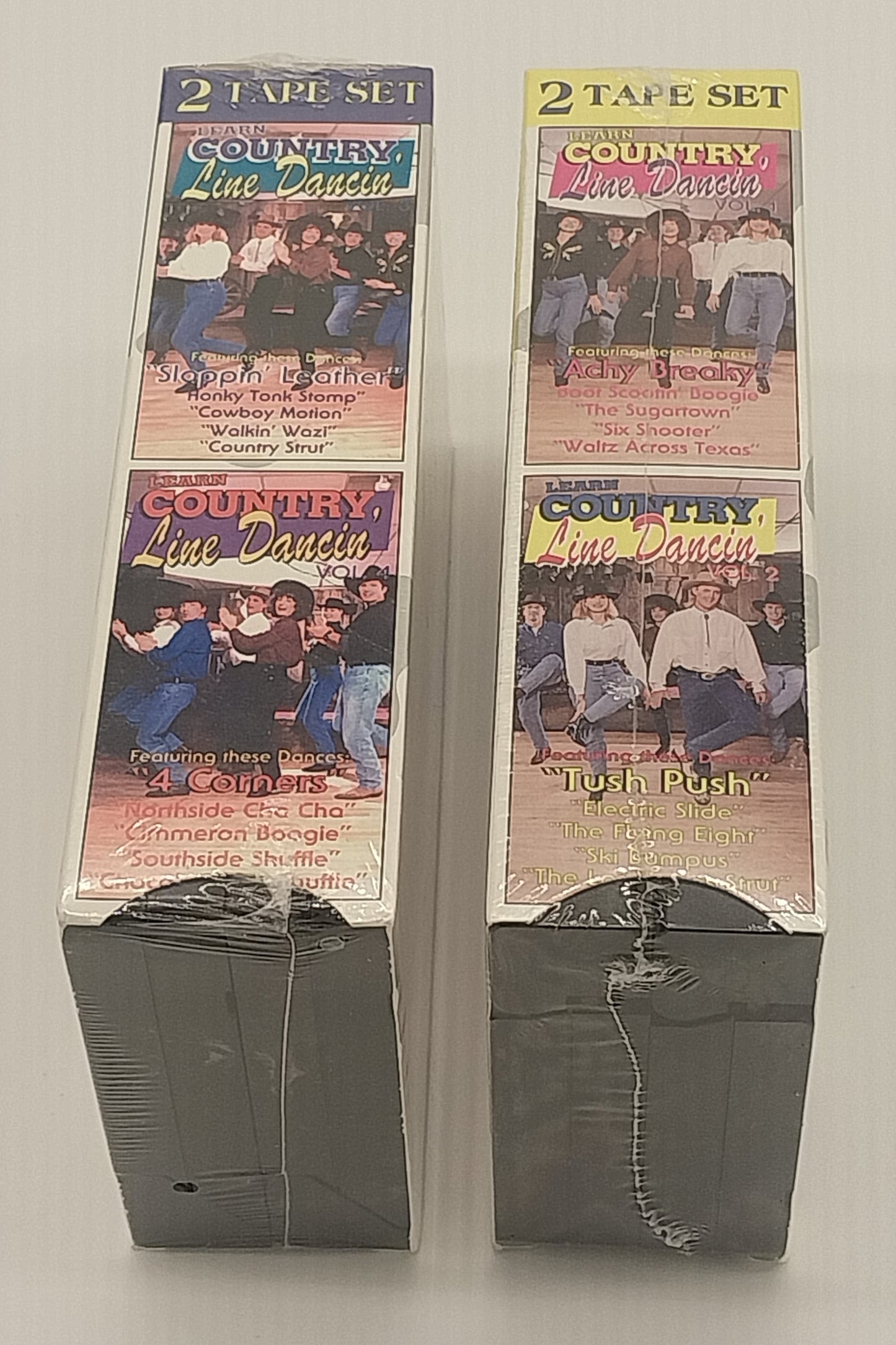 Country Line Dancin Volumes 1 & 2 VHS Tapes