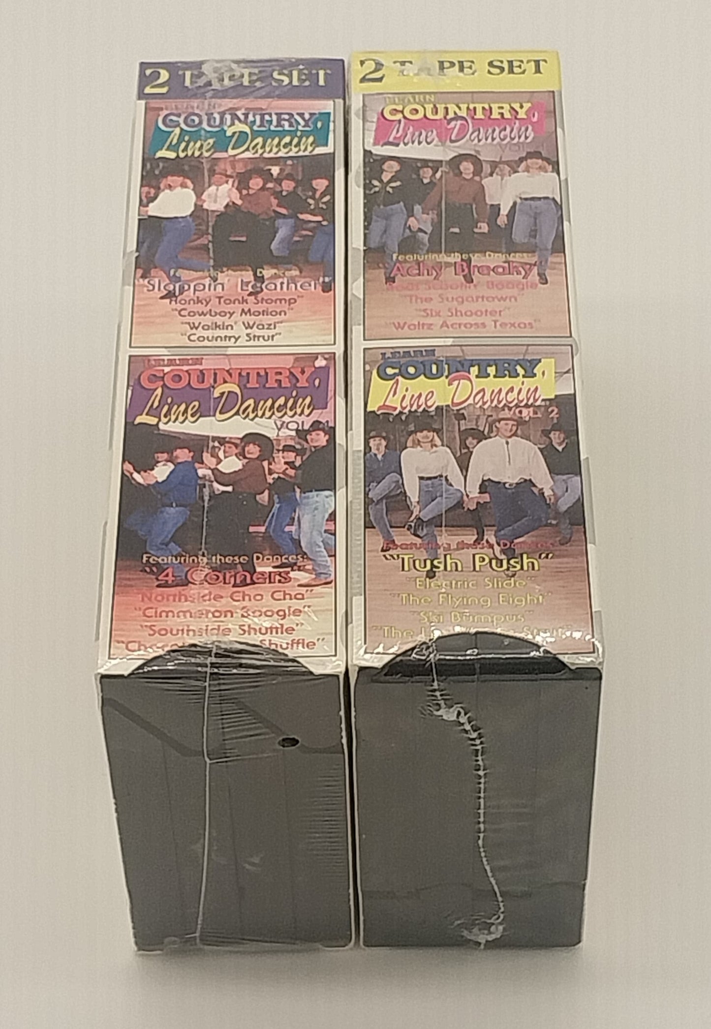 Country Line Dancin Volumes 1 & 2 VHS Tapes