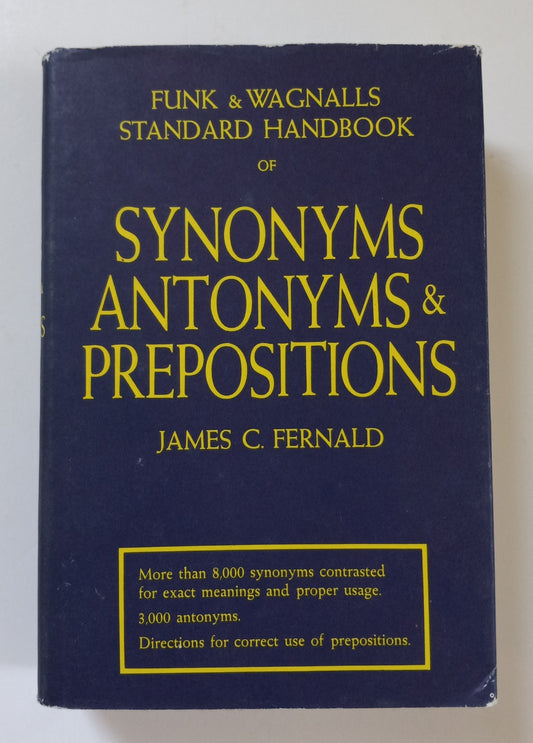 Synonyms, Antonyms & Prepostions