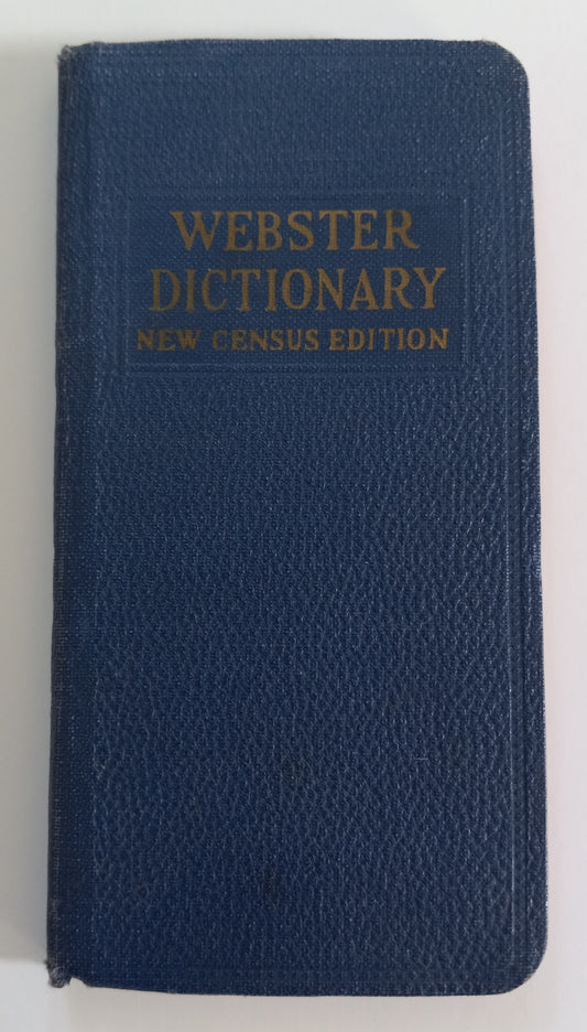 Webster Dictionary: New Census Edition