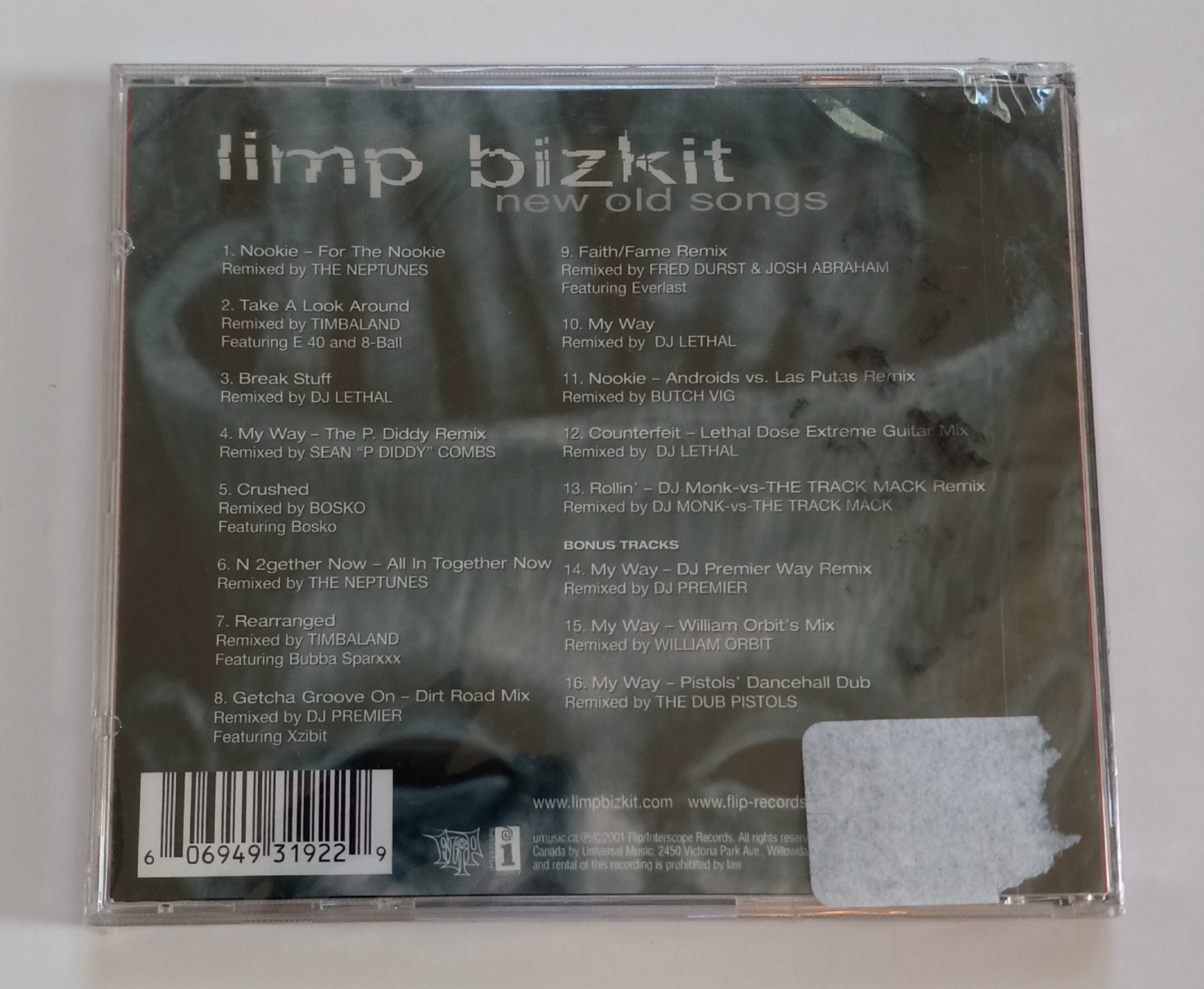 Limp Bizkit   Take A Look Around 12"