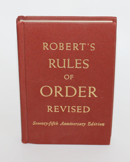 Robert's Rules of Order