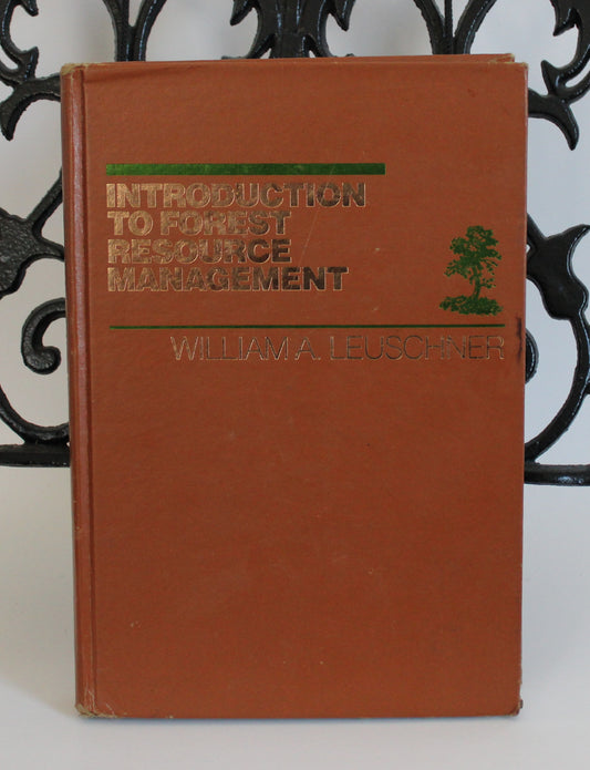 Introduction To Forest Resource Management