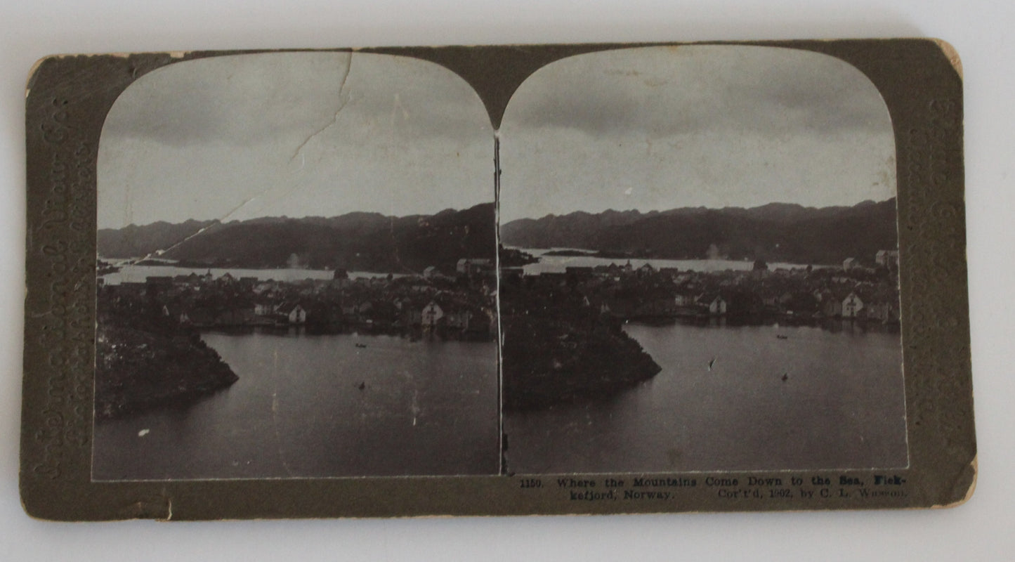 Kefjord, Norway Stereograph Photo