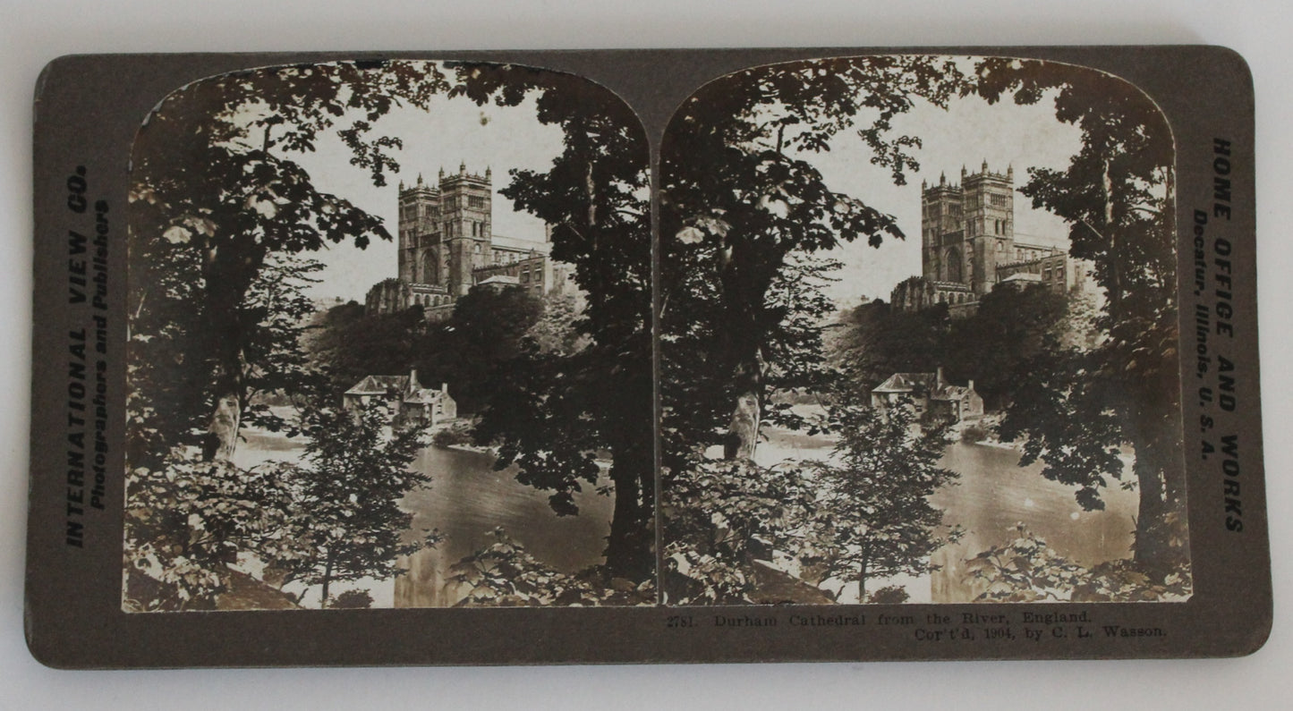 Durham Cathedral, England Stereograph Photo