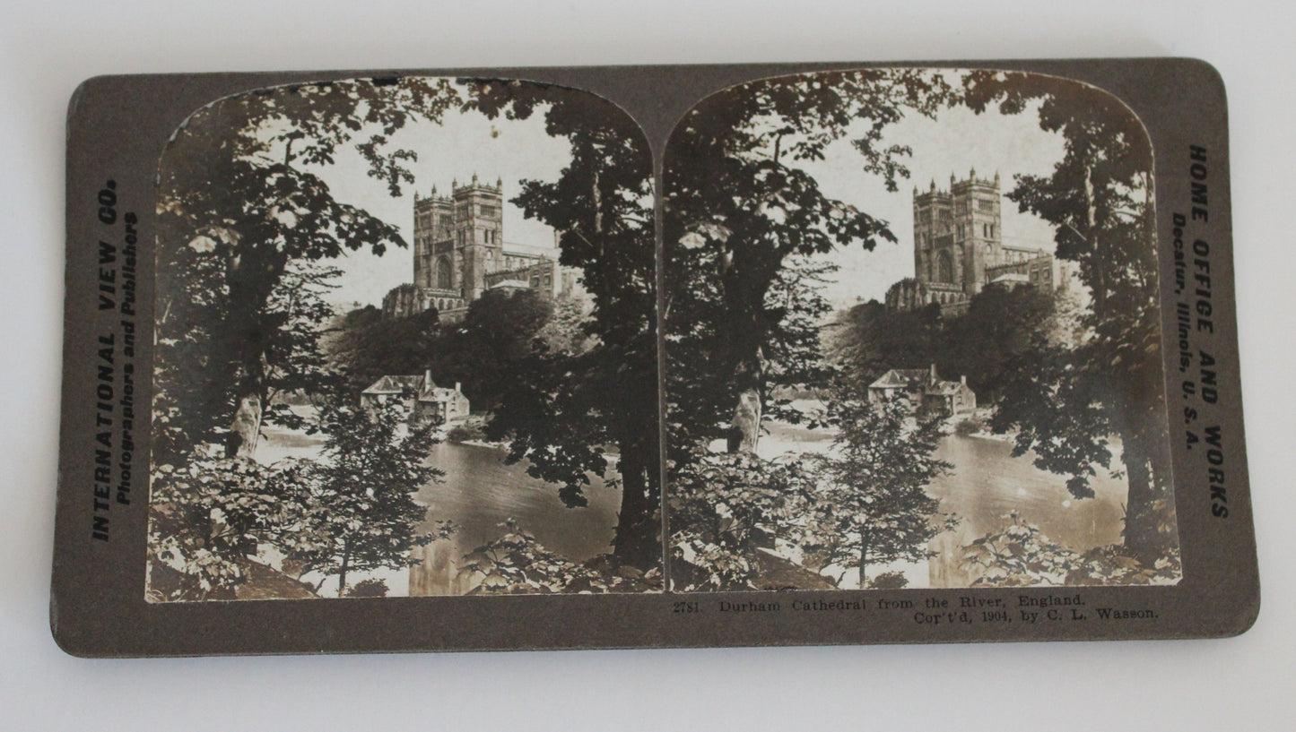 Durham Cathedral, England Stereograph Photo