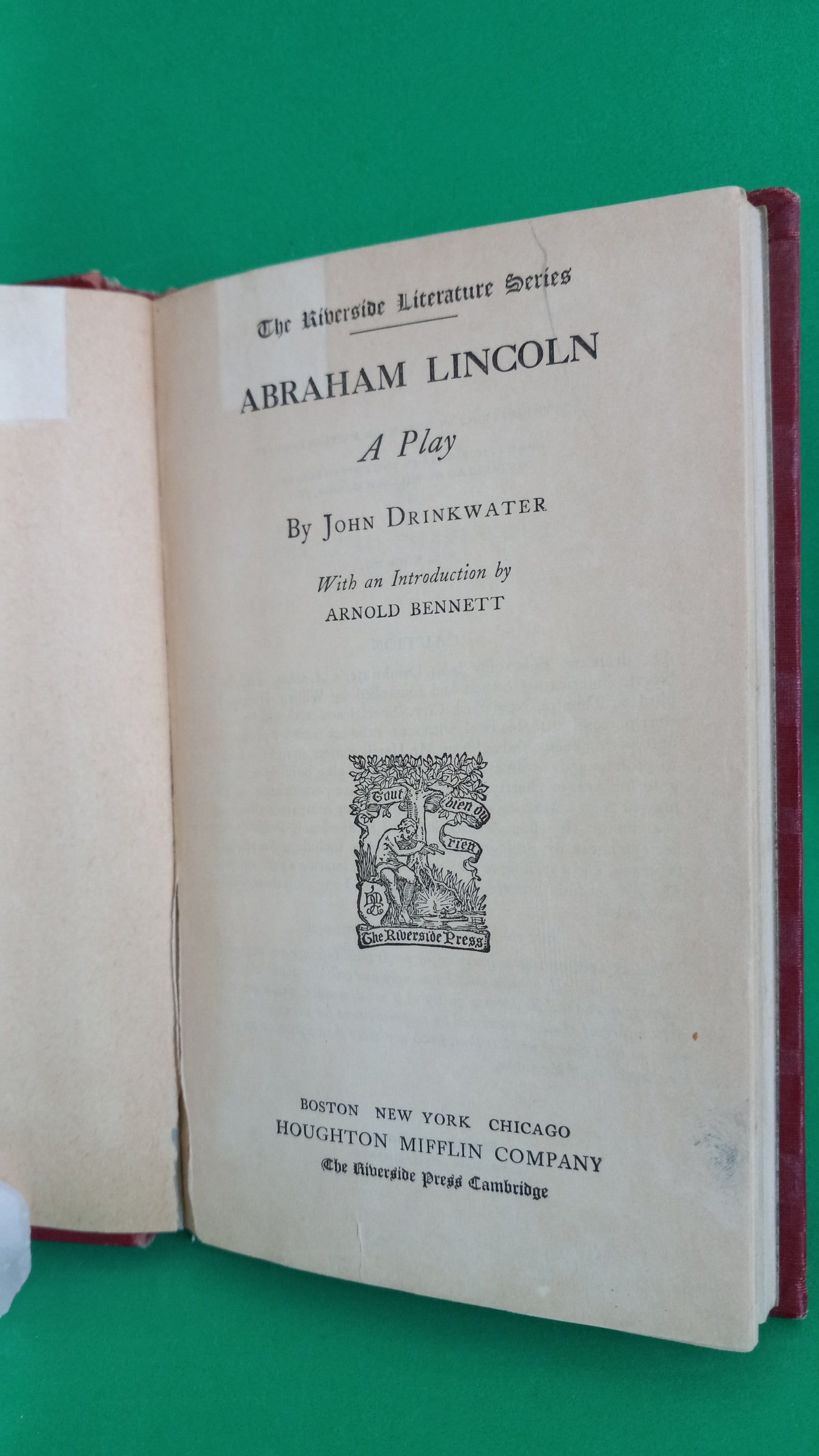 Abraham Lincoln, A Play